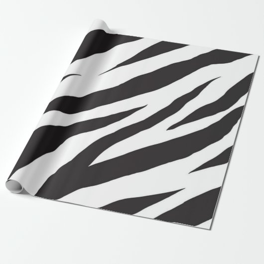 Papier Cadeau motif poster de animal (Déroulé)