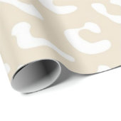 Papier Cadeau motif poster de animal (Coin rond)
