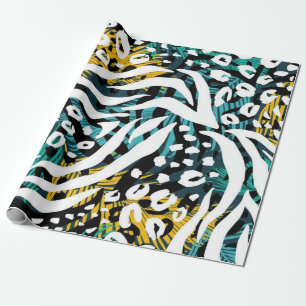 Papier Cadeau motif poster de animal