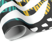 Papier Cadeau motif poster de animal (Coin rond)