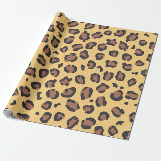 Papier Cadeau motif poster de animal (Déroulé)