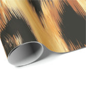 Papier Cadeau Motif Poster de animal Leopard Spot (Coin rond)