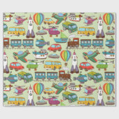 Papier Cadeau Motif pour enfants (Plat)