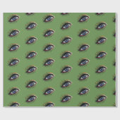 Papier cadeau Motif pour oeil bleu (Plat)