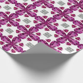 Papier Cadeau Motif pourpre (Coin)