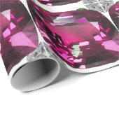 Papier Cadeau Motif pourpre (Coin rond)