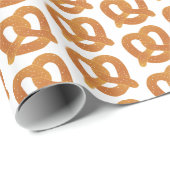 Papier Cadeau Motif Pretzel doux (Coin rond)