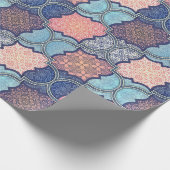 Papier Cadeau Motif Quatrefoil (Coin)