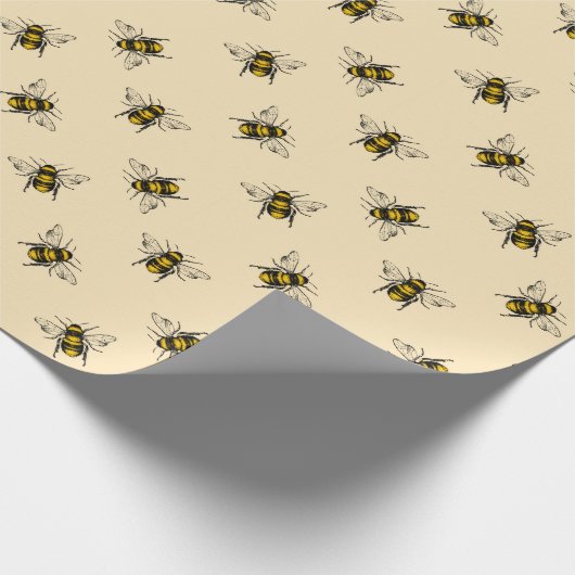 Papier Cadeau Motif Queen Bee (Coin)