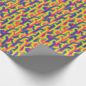 Papier Cadeau Motif Rainbow moderne (Coin)