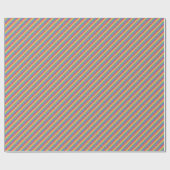 Papier Cadeau Motif Rainbow Stripes (Plat)