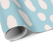 Papier Cadeau Motif Raindrop doux (Coin rond)