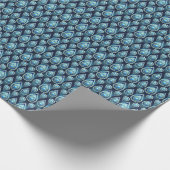 Papier Cadeau Motif Raindrop Vintage (Coin)