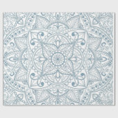 Papier Cadeau Motif Rangoli | Papier d'enrobage, Enveloppement b (Plat)