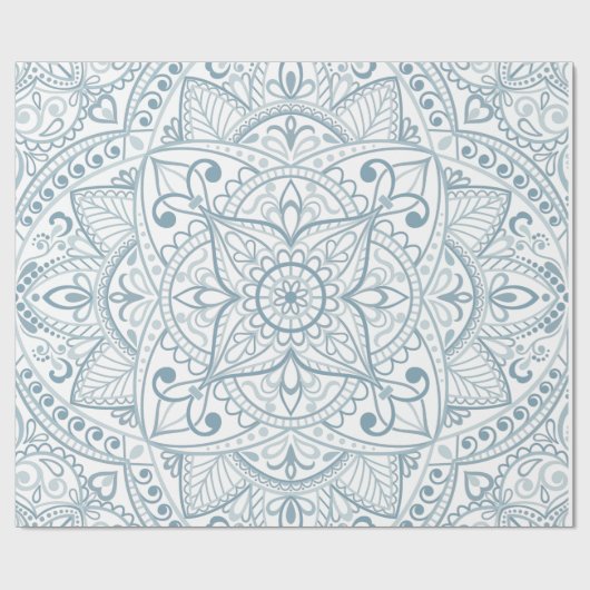 Papier Cadeau Motif Rangoli | Papier d'enrobage, Enveloppement b (Plat)