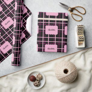 Papier Cadeau Motif rayé cool