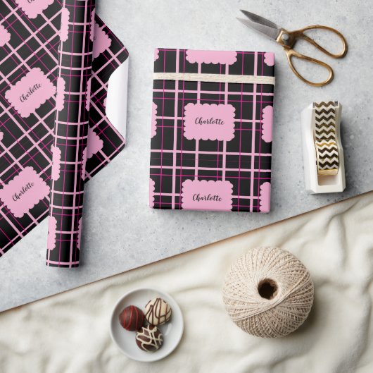 Papier Cadeau Motif rayé cool (Artisanat)