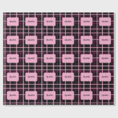 Papier Cadeau Motif rayé cool (Plat)