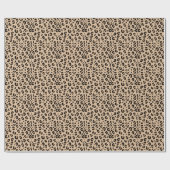 Papier Cadeau Motif rayé de tigre gras – Conception d'impression (Plat)