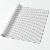 Papier Cadeau Motif rayé élégant. (Déroulé)