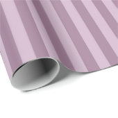 Papier Cadeau Motif rayé mauve (Coin rond)