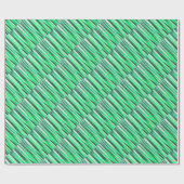 Papier Cadeau Motif rayé Sérénité Turquoise (Plat)