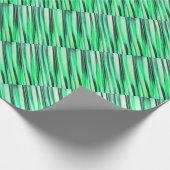 Papier Cadeau Motif rayé Sérénité Turquoise (Coin)