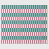 Papier Cadeau Motif rayé vertical coloré (Plat)
