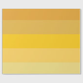 Papier Cadeau Motif rayures jaunes (Plat)