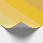 Papier Cadeau Motif rayures jaunes (Coin)