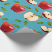 Papier Cadeau Motif Red Apple (Coin)