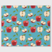 Papier Cadeau Motif Red Apple (Plat)
