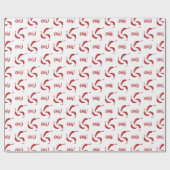 Papier Cadeau Motif Red Chili Peppers (Plat)