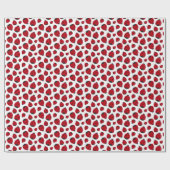 Papier Cadeau Motif Red Ladybug (Plat)