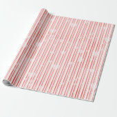 Papier Cadeau Motif Red Valentine Bow (Déroulé)