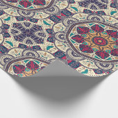 Papier Cadeau Motif réglable Mandala marocain  (Coin)