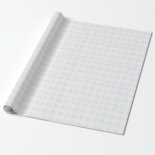 Papier Cadeau Motif répétitif de chinoiserie bleu blanc