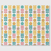 Papier Cadeau Motif rétro (Plat)