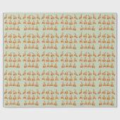 Papier Cadeau Motif Road Cone (Plat)