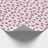 Papier Cadeau motif romantique (Coin)