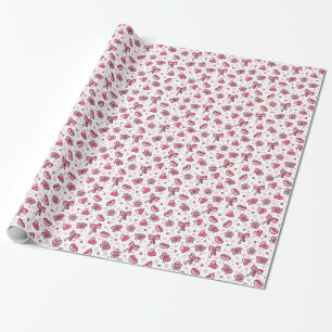 Papier Cadeau motif romantique