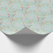 Papier Cadeau Motif romantique moderne (Coin)