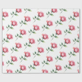 Papier Cadeau Motif rose (Plat)