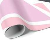 Papier Cadeau Motif rose artistique de triangles d'abrégé sur (Coin rond)