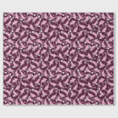 Papier Cadeau Motif rose et violet - Koi Fish (Plat)