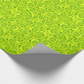 Papier Cadeau motif rose fleuri Abstrait (Coin)