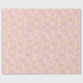 Papier Cadeau Motif rose posy (Plat)