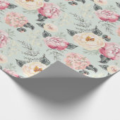 Papier Cadeau Motif rose Rose Garden (Coin)