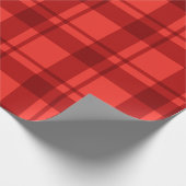 Papier Cadeau Motif rouge classique (Coin)
