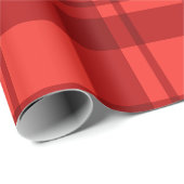 Papier Cadeau Motif rouge classique (Coin rond)